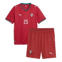 Fotbalové Dres Portugalsko Nuno Mendes #25 Dětské Domácí MS 2026 Krátký Rukáv (+ trenýrky)